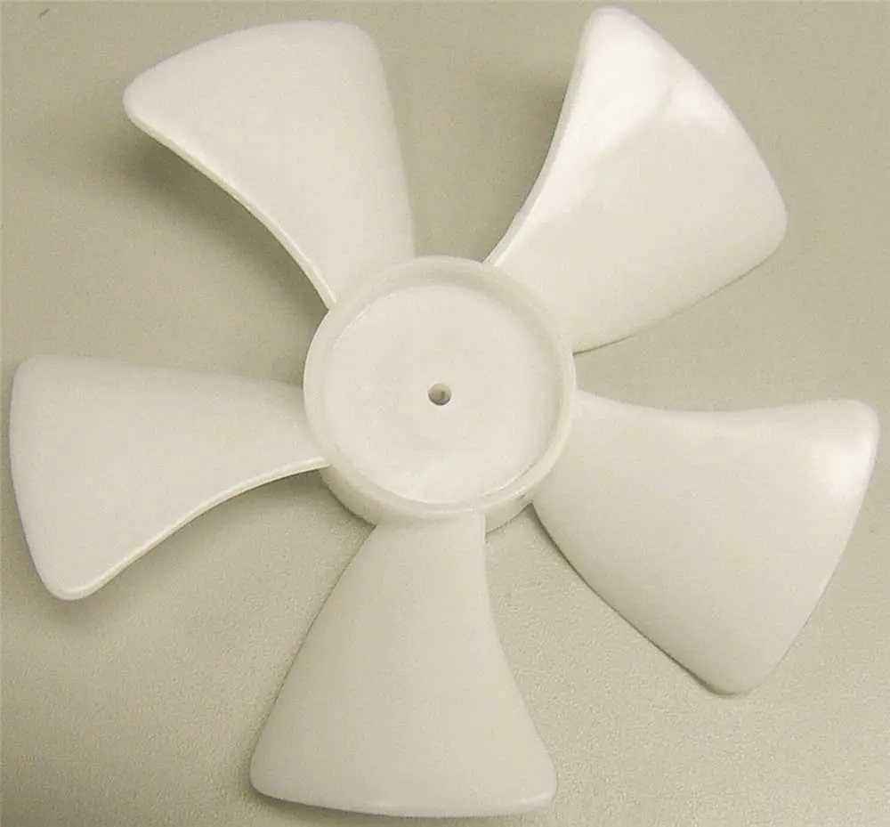 Plastic Fan Blade 4 In. Diameter 5 Blades 3-16 In. Shaft Cw 1