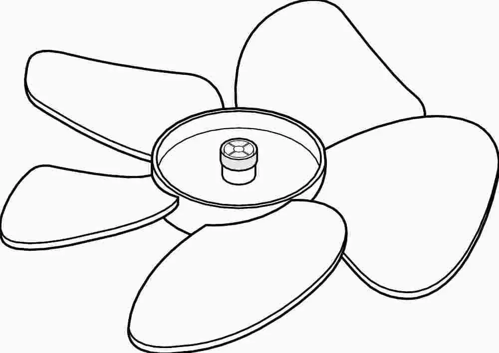 Fan Blade 6-1-2" Plastic 1
