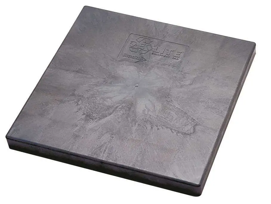 E-Lite&Reg; Plastic Condensing Unit Pad, 24X24x2 In. 1
