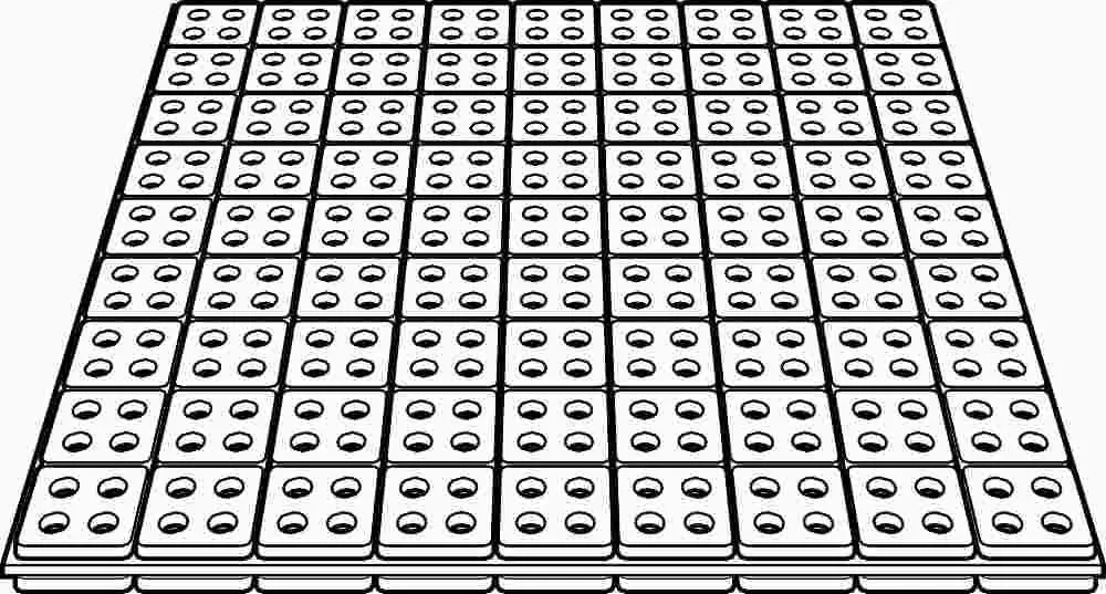 Anti Vibration Pad 18 In. X 18 In. X 3-4 In. 1