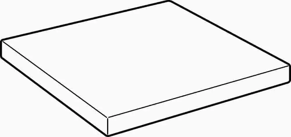 Ultralite&Reg; Concrete Condensing Unit Pad, 24X24x2" 1