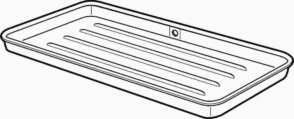 Diversitech&Reg; Secondary Condensate Drain Pan, 30X30x2" 1