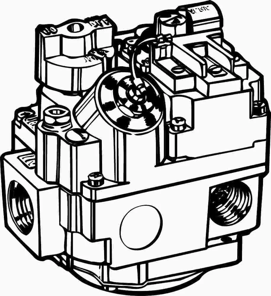 Robertshaw&Reg; Millivolt Gas Valve, 250 To 750 Millivolts 1