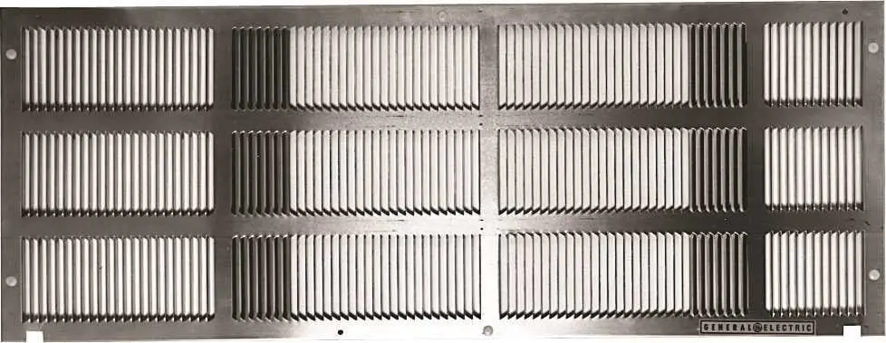 Ge Zoneline Stamped Aluminum Exterior Rear Grille 1