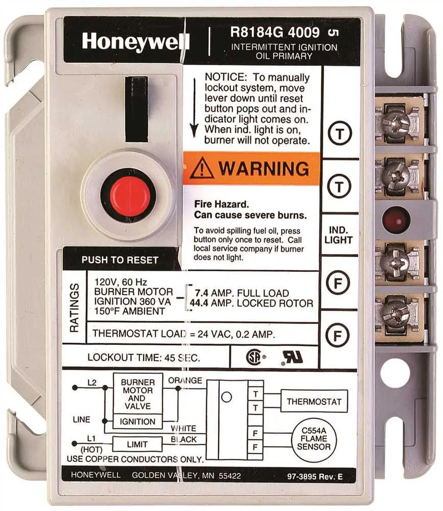 Oil Burner Protectorelay Intermittent Control 1