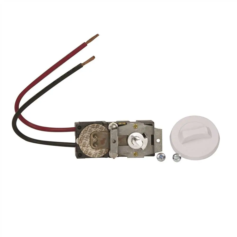 Cadet&Reg; Single-Pole Thermostat Kit For Com-Pak Plus Heater, 22 Amps, White 1