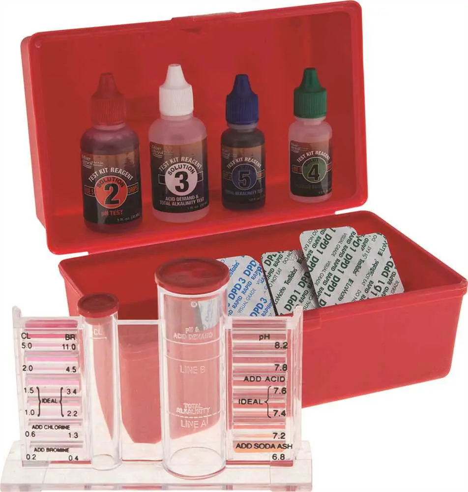 Dpd Test Kit 5 Way Chlorine And Bromine 1