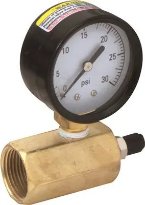 Gas Test Gauge 0 30 Psi 1