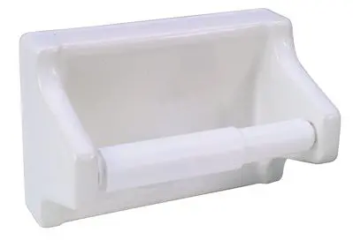 Ceramic Toilet Tissue Holder-Grout In 1