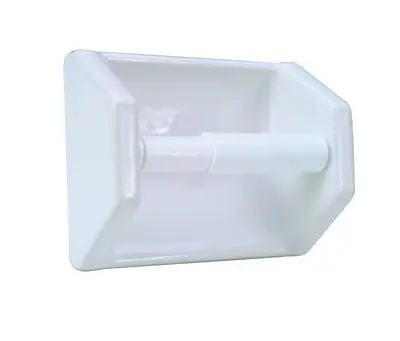 Ceramic Toilet Tissue Holder- Slip On Clip 1
