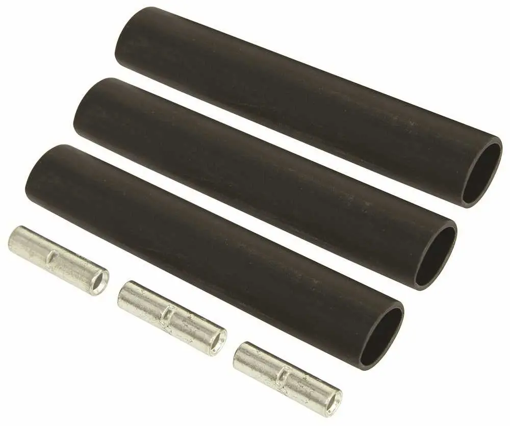 Black Heat Shrink Splicing Kit 3 Wire 1