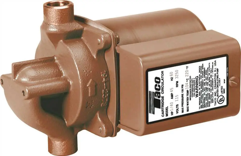 Taco Cartridge Circulator 0012 Series Bronze 11-2" Flanged 1