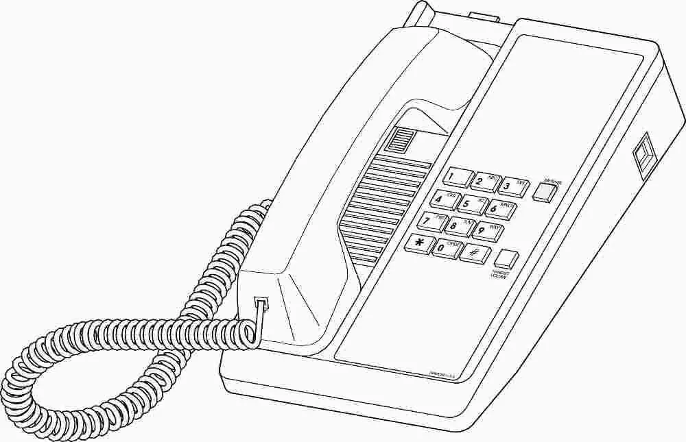 Single Line Desk Phone 1