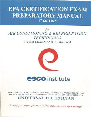 Hvac Epa 608 Certification Preparatory Manual (English) 1