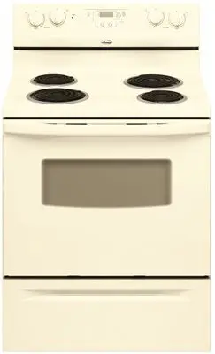 Whirlpool&Reg; 4.8 Cu. Ft. Electric Range, Biscuit 1