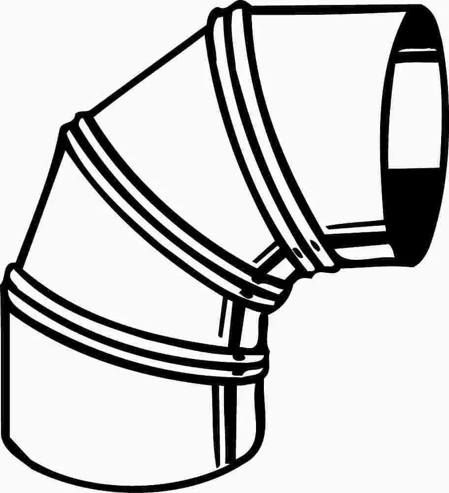 Aluminum Dryer Duct Elbow 4 In. 1