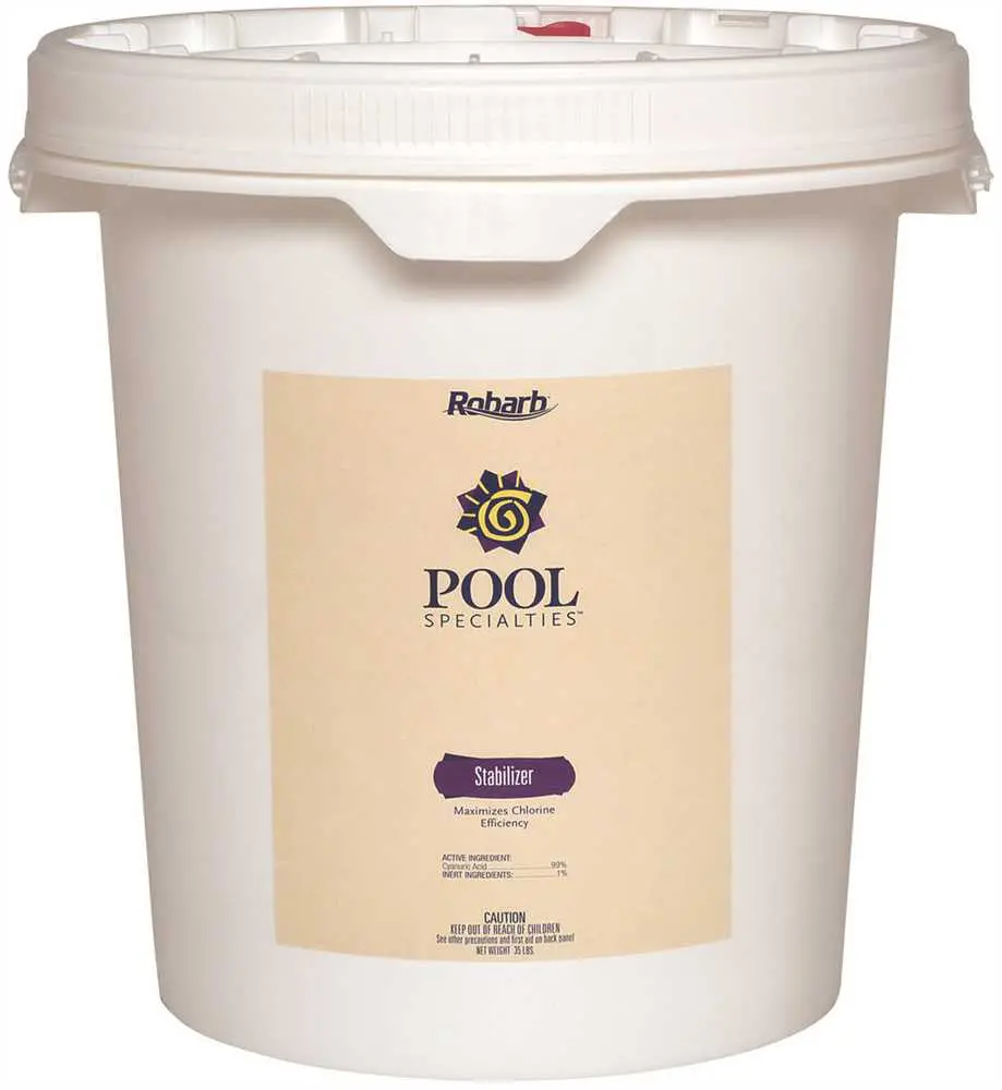 Robarb&Trade; Pool Specialties Stabilizer, 35 Lb. Container 1