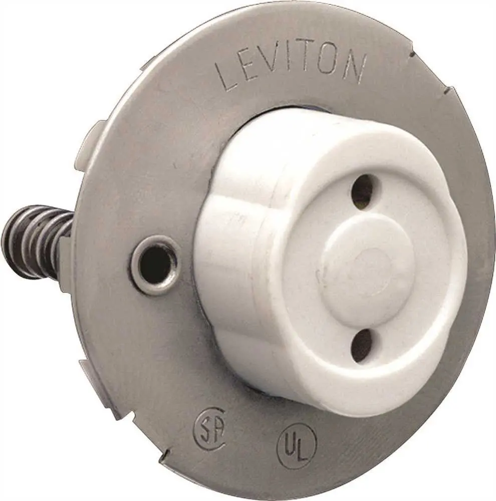 Lampholder For Medium Bipin, Snap-In With Quickwire 1