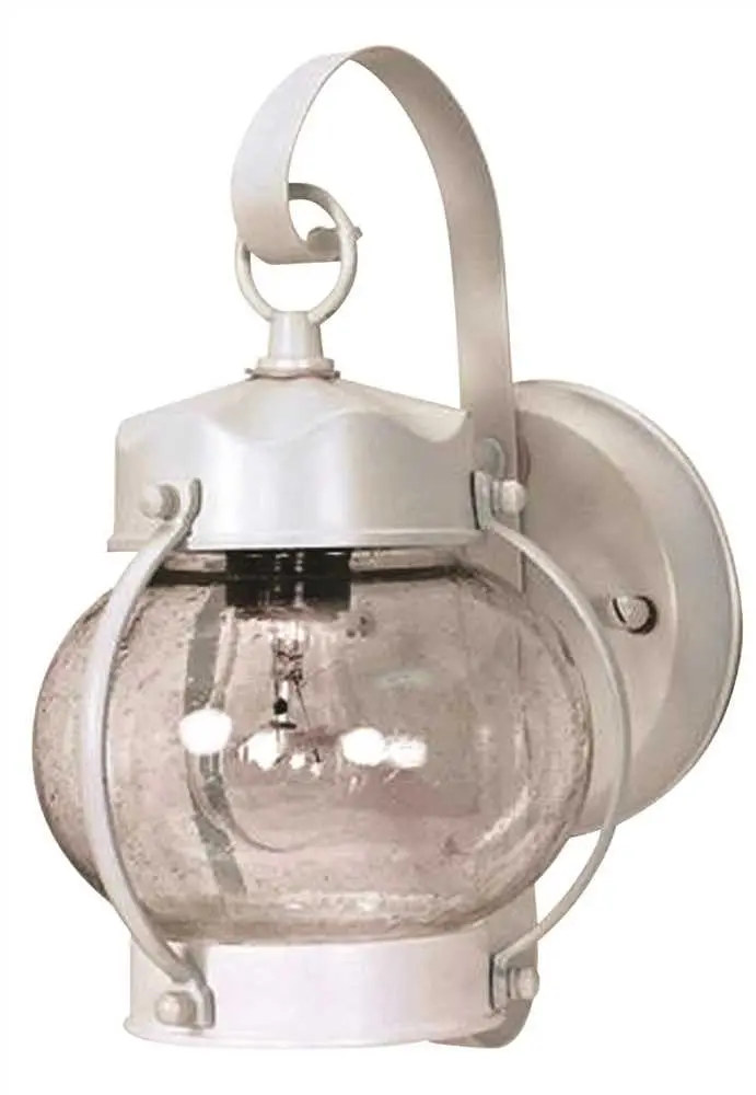 Outdoor Onion Wall Lantern-1 Light-White 1