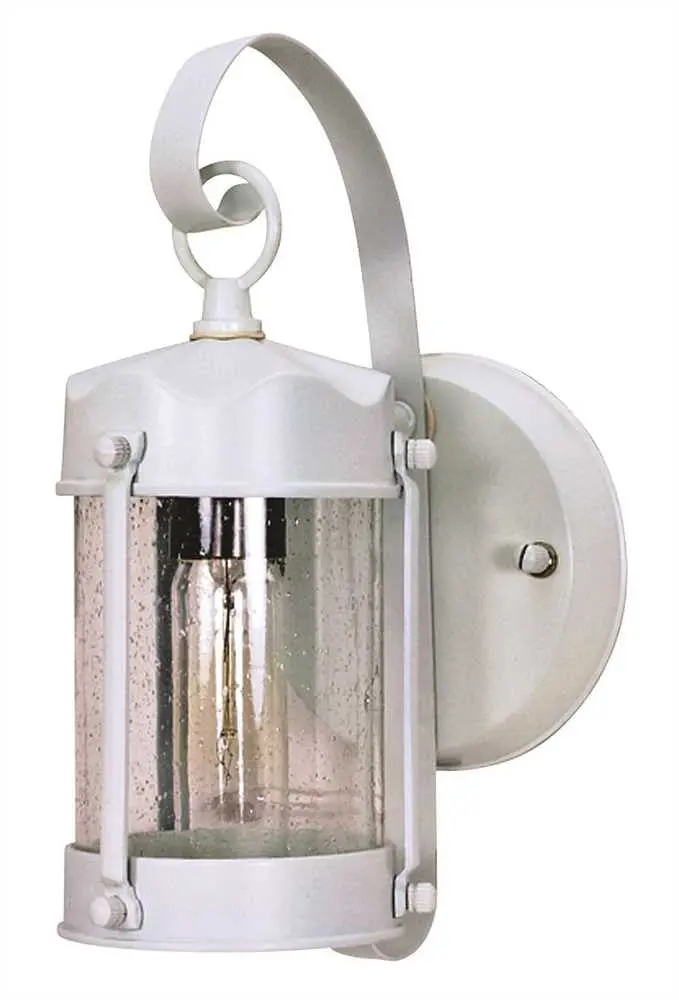 Outdoor Piper Wall Lantern-1 Light-White 1