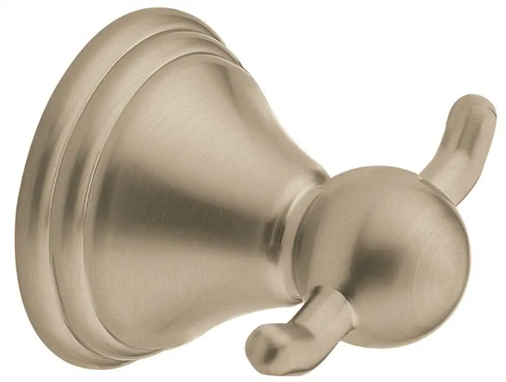 Moen Preston Double Robe Hook Brushed Nickel 1