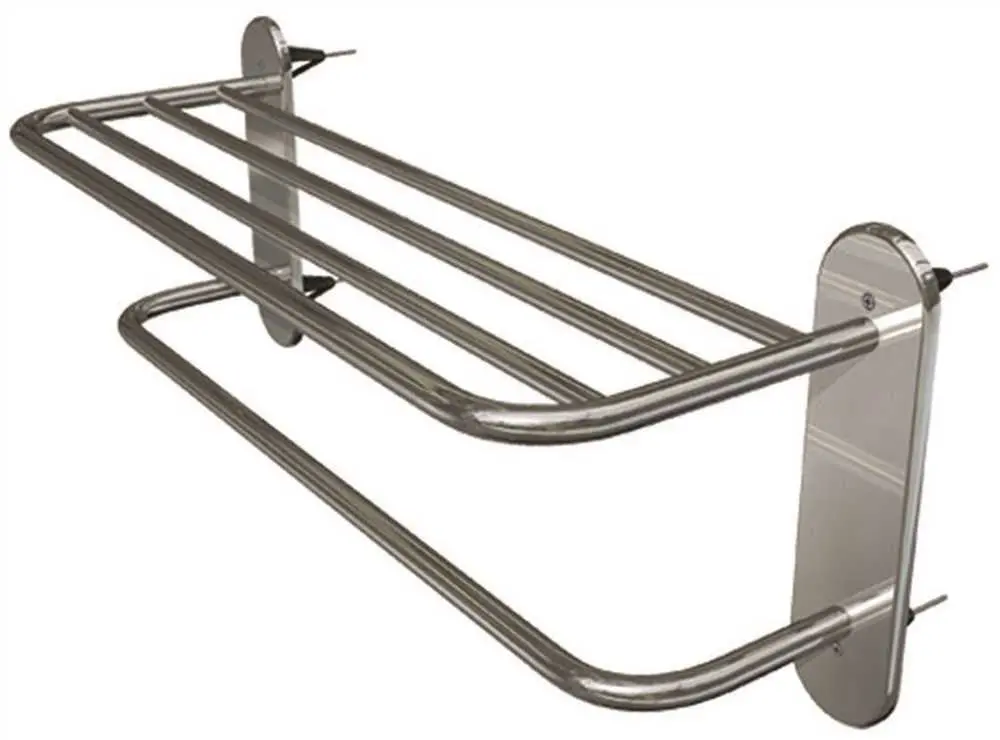 Wingits Master Towel Rack, 18 In. Wide, Polished Stainless Steel 1