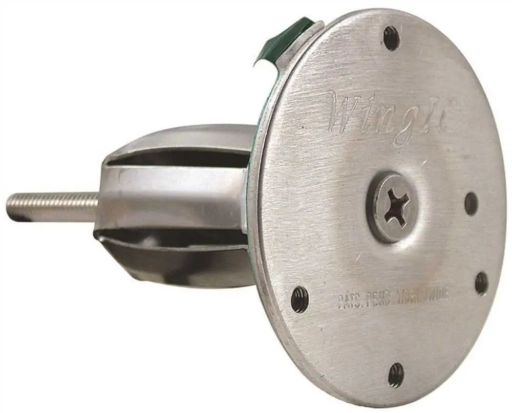Wingits Grab Bar Fastener, 1-1-4 In. Hole, Stainless Steel 1