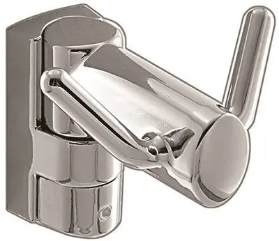 Wingits Oval Double Robe Hook, Bright Stainless Steel 1