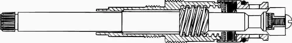 Diverter Stem Assembly For American Standard, 5-5-8" 1