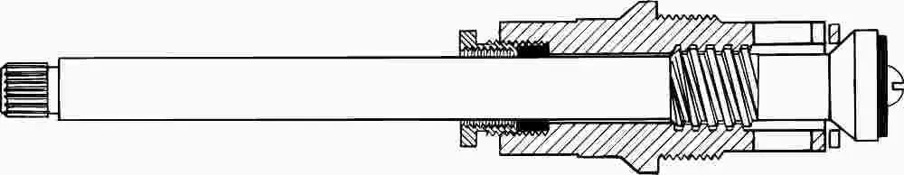 Diverter Stem Assembly For Central Brass 1
