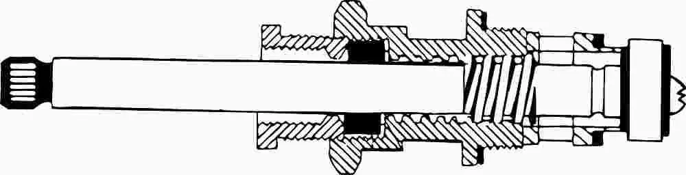 Diverter Stem Assembly For Sayco 1