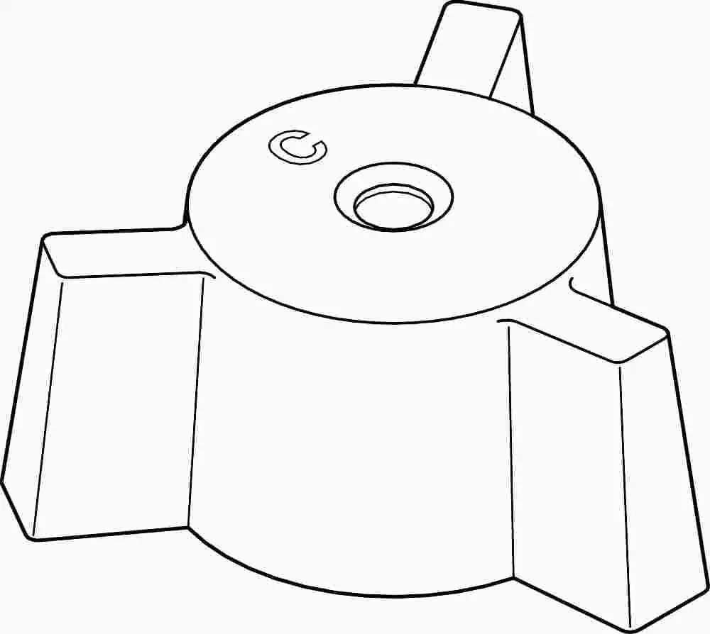 Cold Tub Handle Assembly For Briggs 1