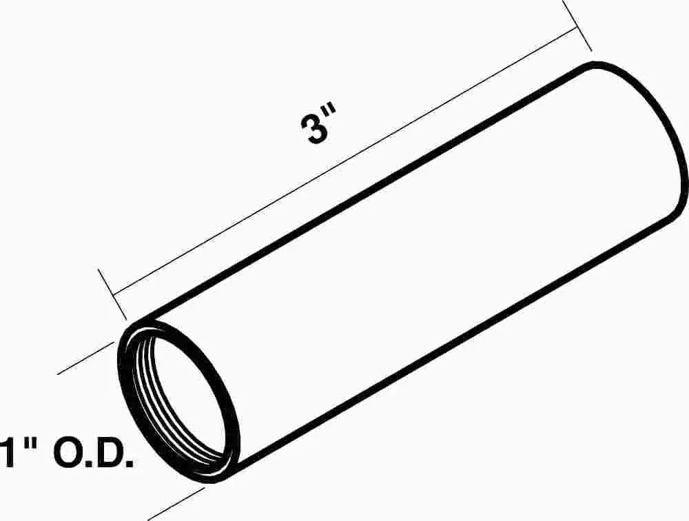 Escutcheon Sleeve For Eljer Chrome Finish 1