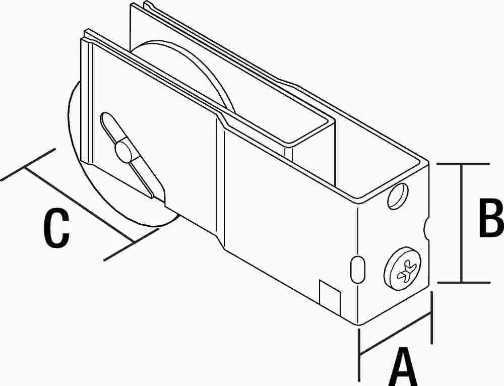 Patio Door Roller Assembly 1