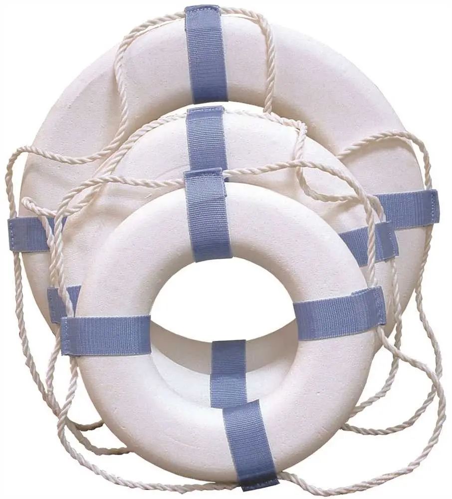 Life Ring 17 In. Diameter, Styrofoam 1