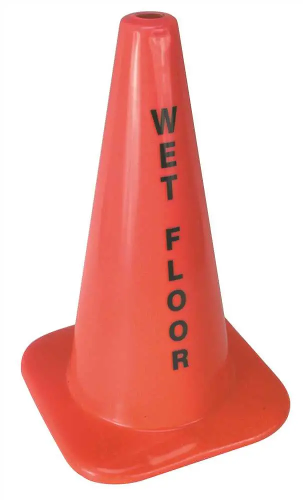 Wet Floor Cone 18In Orange 1
