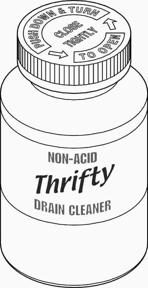 Non-Acid Crystal Drain Opener And Cleaner, 1 Lb. 1