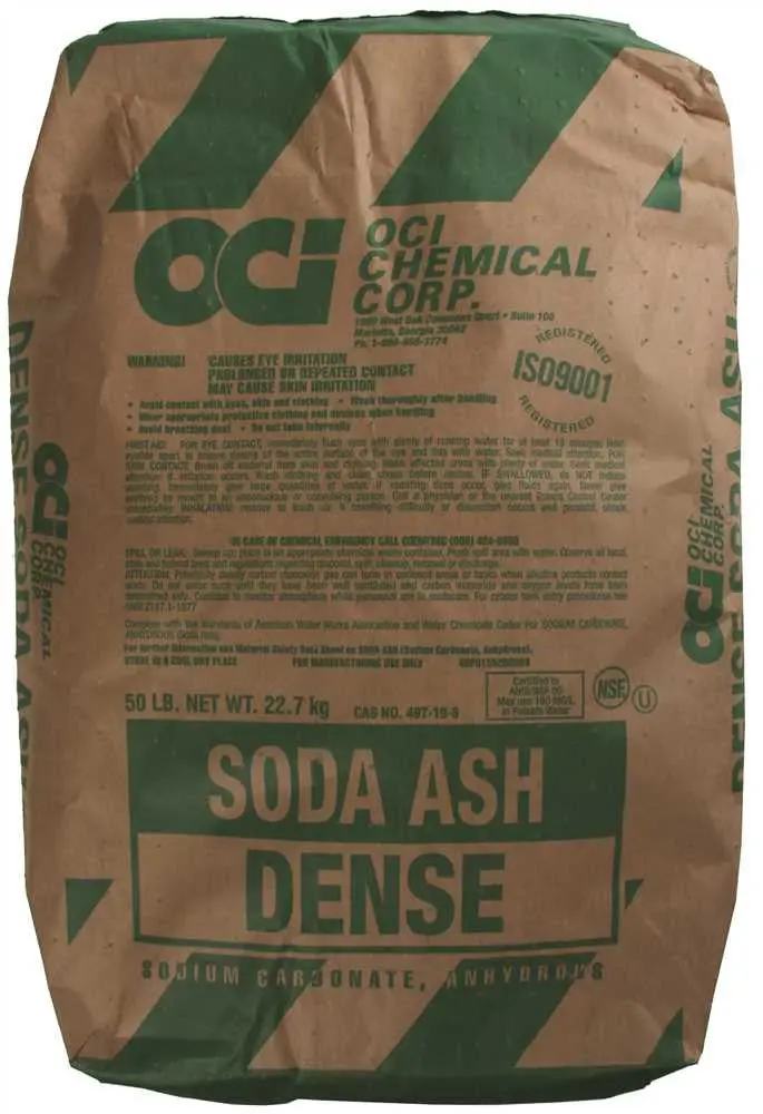 Soda Ash Sodium Carbonate, 50 Lb. Bag 1