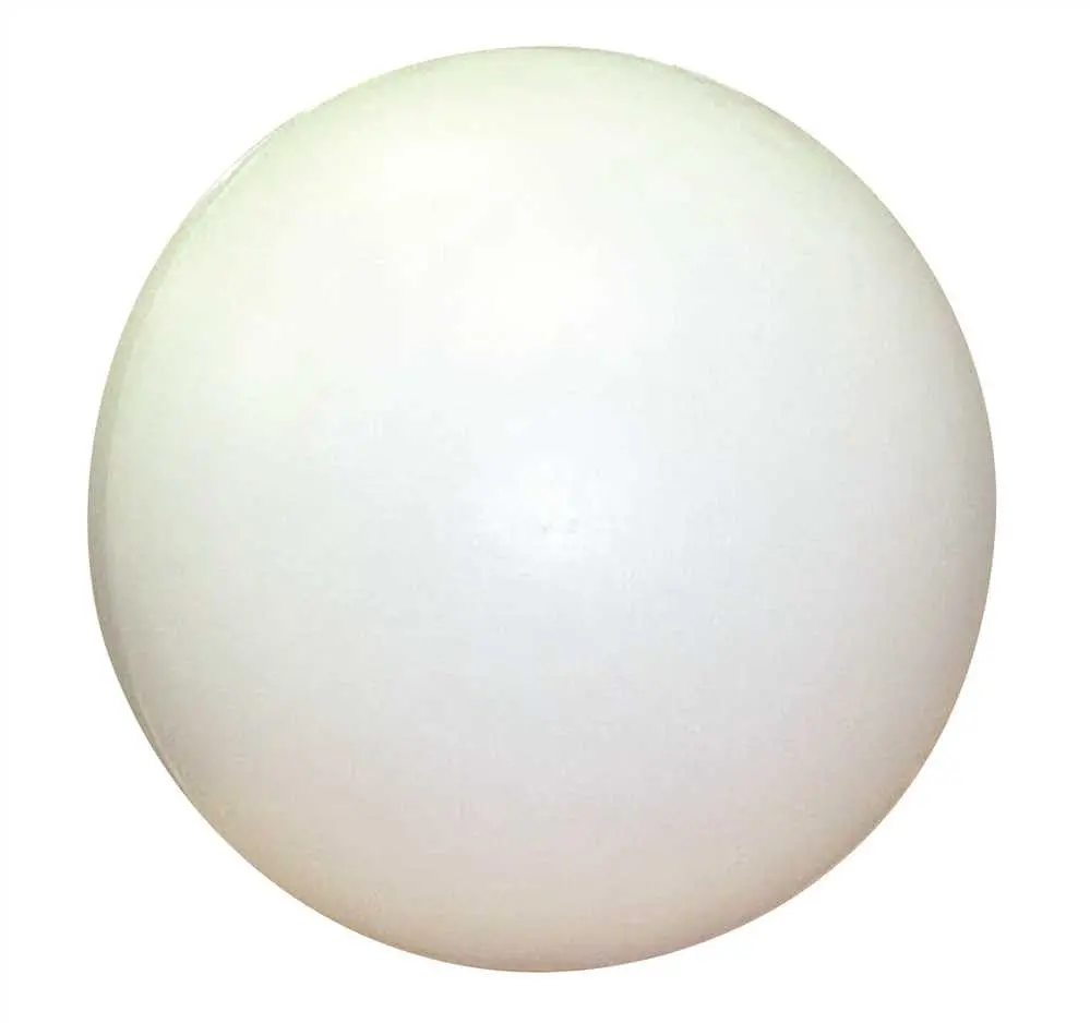 Neckless Ball Globe 12" White 1