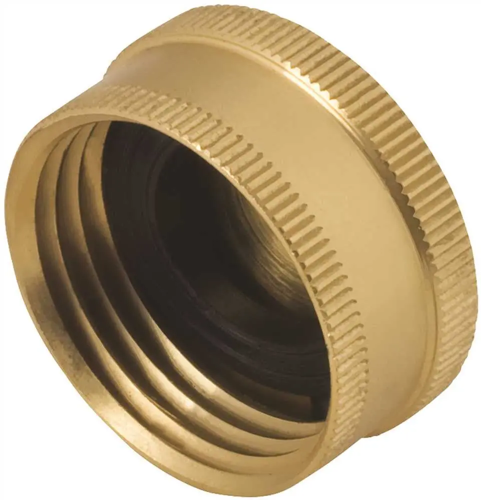 Aluminum Garden Hose End Cap 1