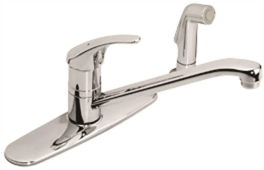 Symmons Symmetrix&Reg; Single Handle Kitchen Faucet With Hose And Spray 1