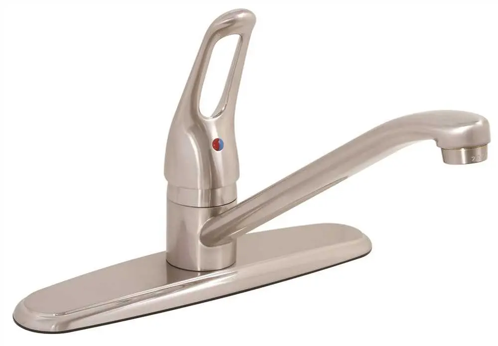 Bayview Kitchen Faucet Loop Handle Lead Free Brushed Nickel 1