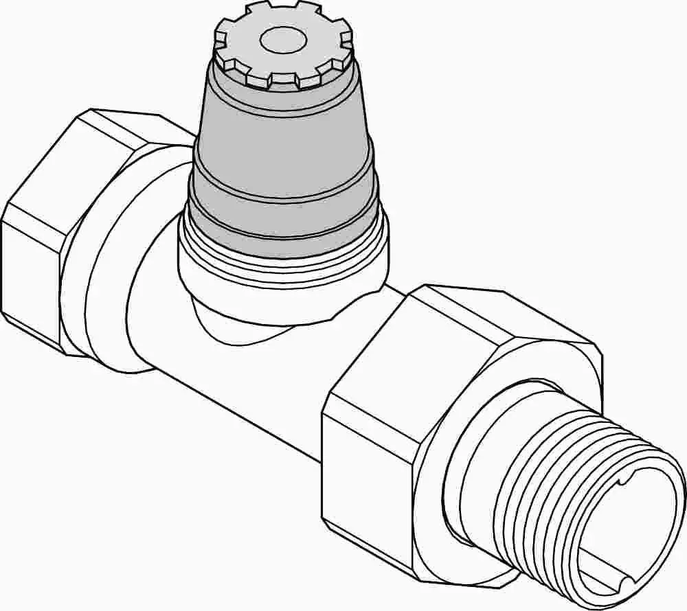 Ra2000 Straight Valve Body 3-4 In. 1