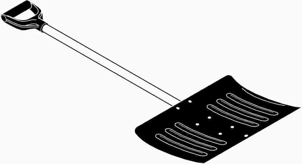 Shovel Steel Wood Handle Snow 1