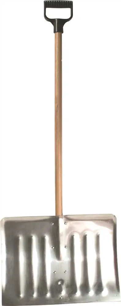 Aluminum Wood Handle Snow Shovel 1