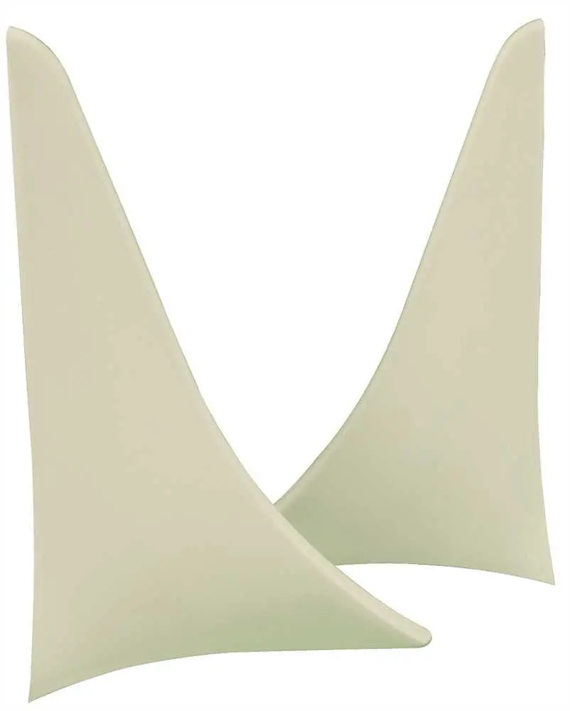 Splash Ender White 11 In X 7 In X 3 In Pair 1