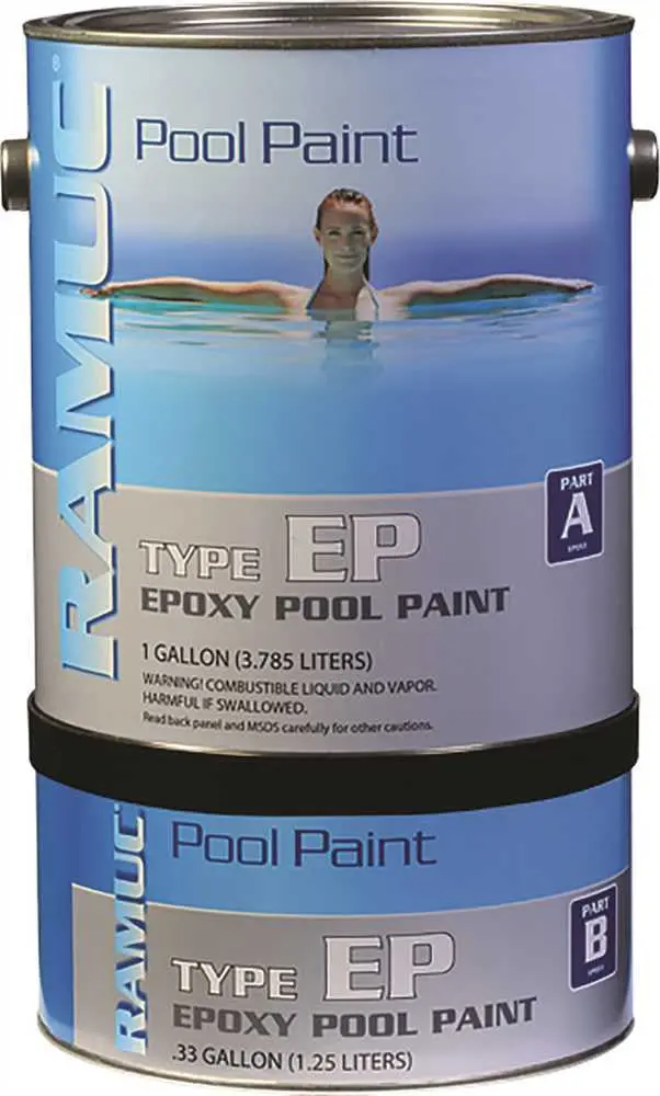 Ramuc Epoxy Pool Paint Kit Dawn Blue 1 Gallon 1