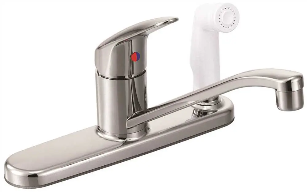 Cleveland Faucet Group Kitchen Faucet Single Handle Lead Free Chrome With Spray 1