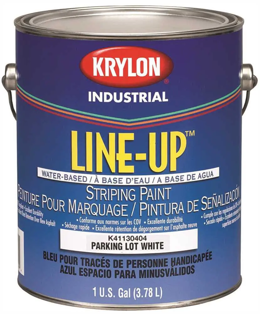 Krylon Heavy-Duty Latex Traffic Paint 1 Gallon White 1