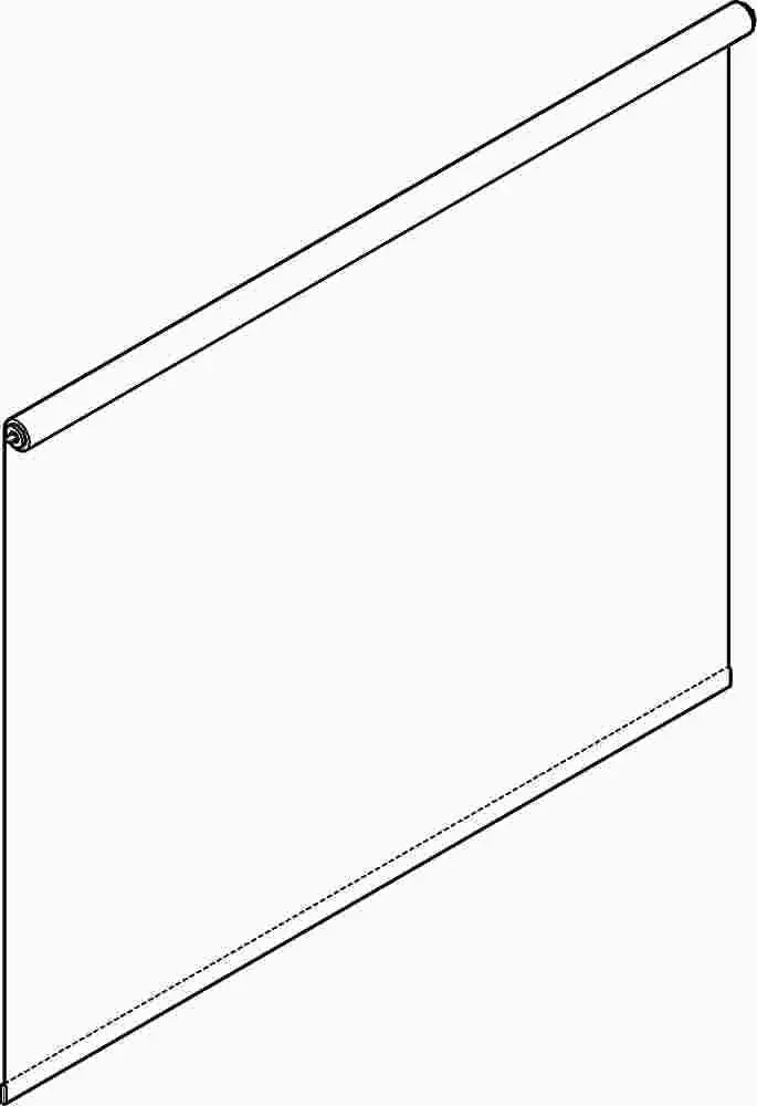 Window Shade Translucent 37-1-4 In. Standard 1